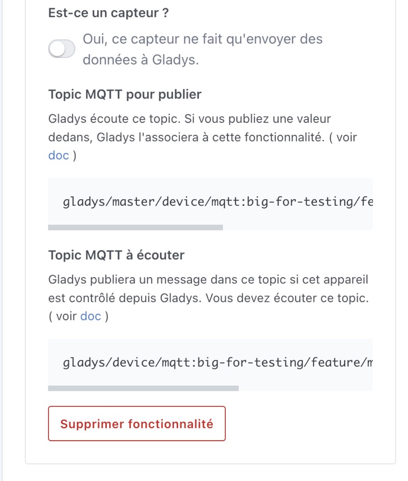 Actionneur MQTT