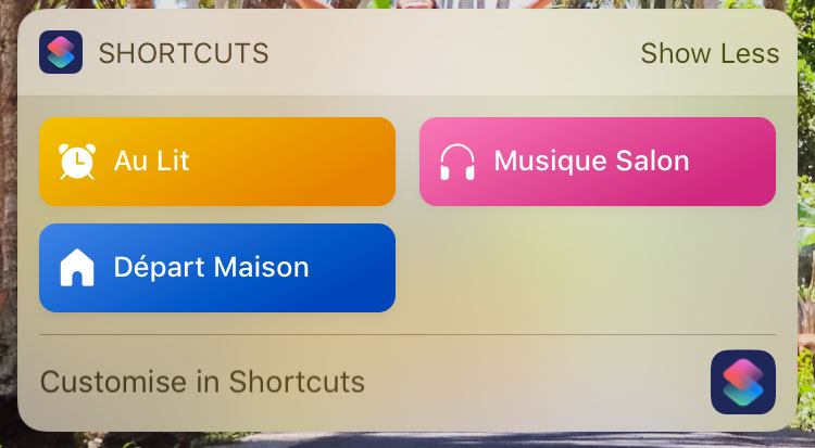 Siri Shortcut Gladys