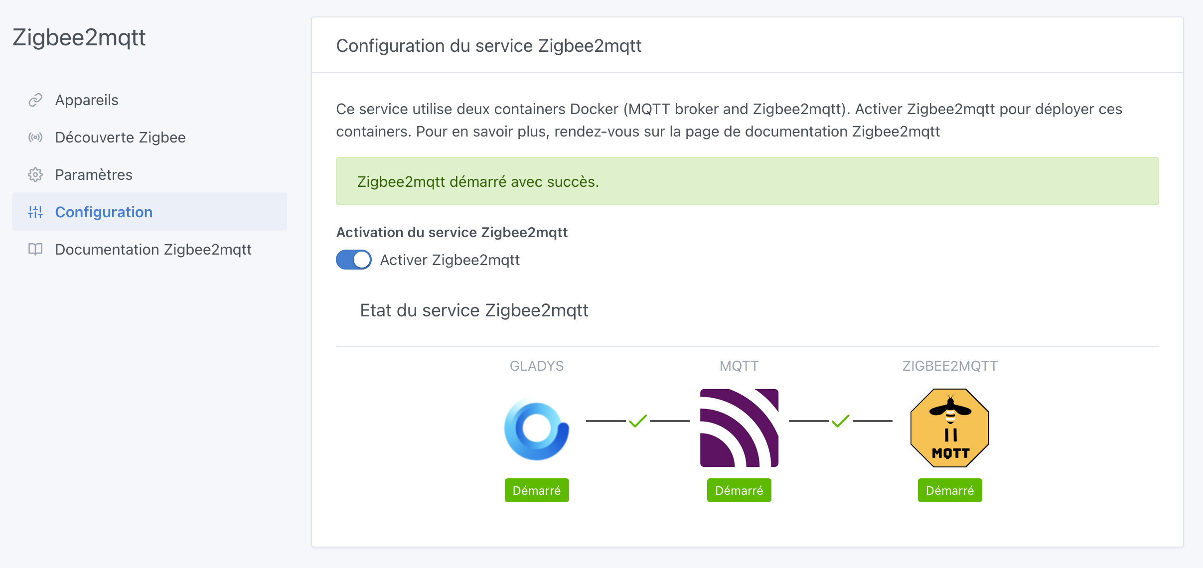 Zigbee2Mqtt Gladys Assistant